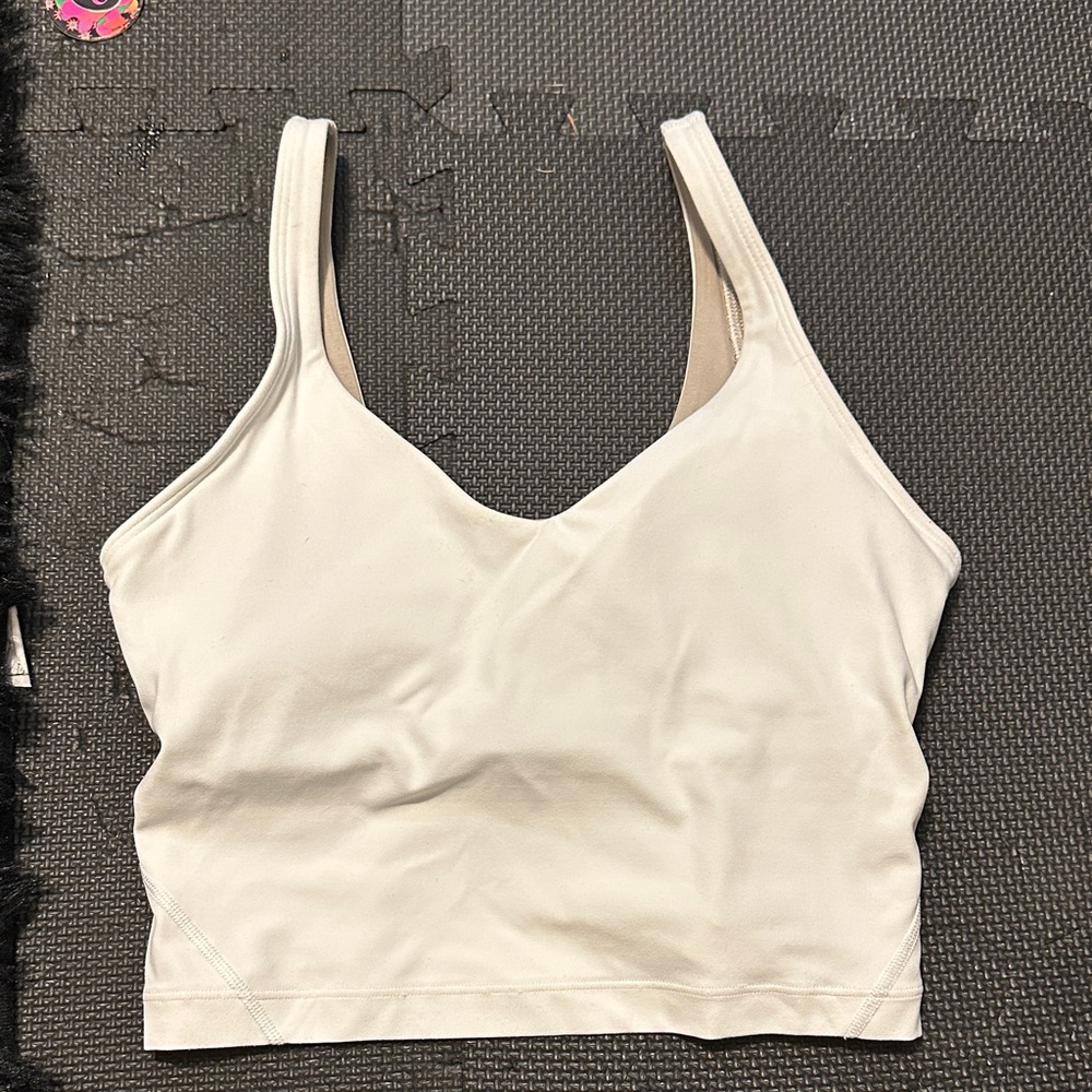 lululemon athletica White Tank Top